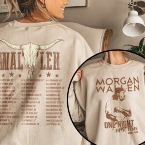 Morgan Wallen Western One Night At A Time 2023 World Tour Shirt