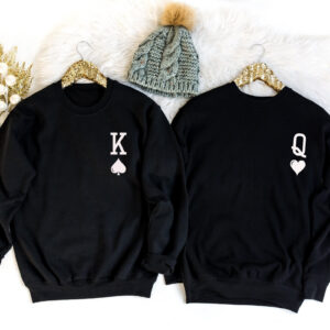 King And Queen Of Hearts Sweatshirt