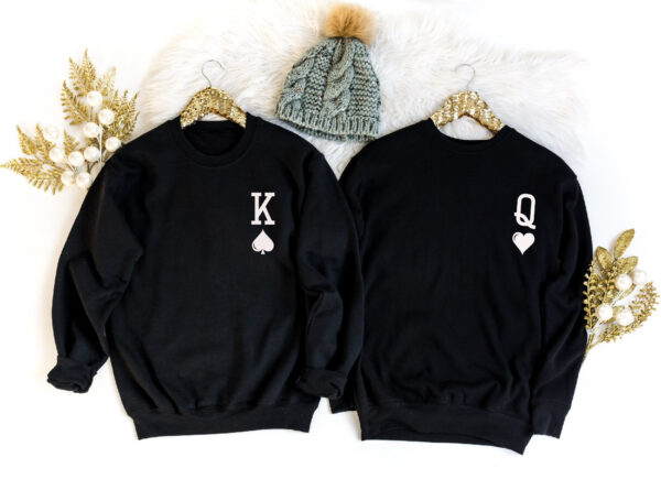 King And Queen Of Hearts Sweatshirt