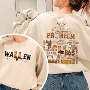 Morgan Wallen Country Western Sweatshirt 2 Sides Shirt