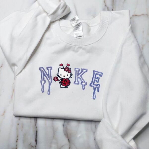 Nike Kitty Drip Swoosh Embroidered Sweatshirt