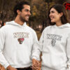 Hearts Balloon Nike Valentines Embroidered Sweatshirt