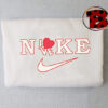 Valentines Nike Drip Heart Swoosh Sweatshirt