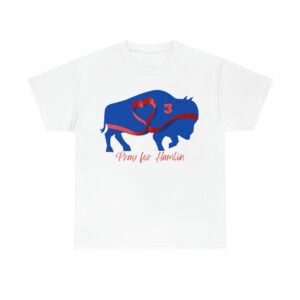 Pray for Damar Hamlin 3 Buffalo Heart Shirt