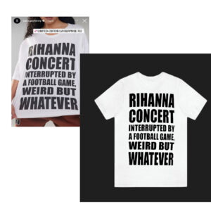 Rihanna Concert Superbowl Shirt