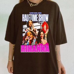 Rihanna Supper Bowl 2023 Haft Time Show Shirt