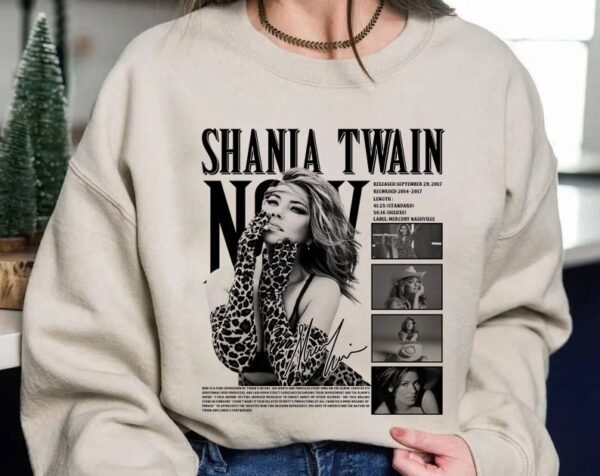 Shania Twain Tour 2023 Queen Of Me Sweatshirt Hoodie Tee