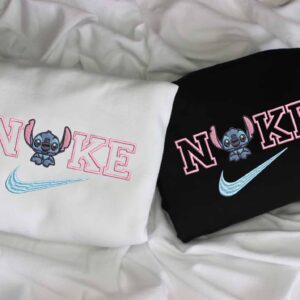 Stitch Nike Cartoon Embroidered Sweatshirt