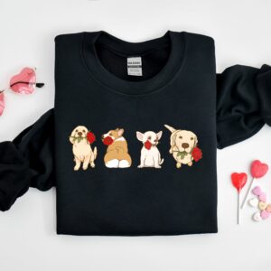 Valentine Dog Sweatshirt