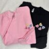 Minnie and Mickey Valentines Embroidered Sweatshirt