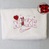 Valentines Black Nike Hearts Sweatshirt