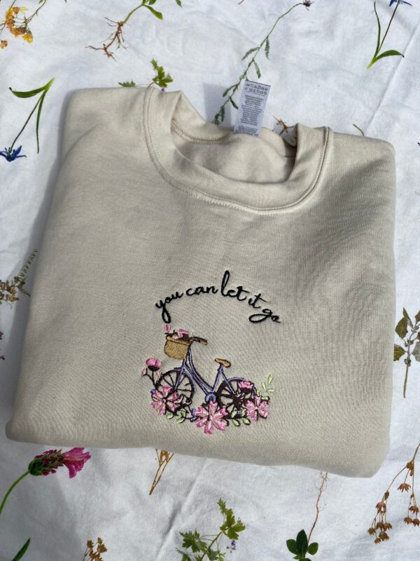 You Can Let It Go Harry Styles Embroidered Sweatshirt