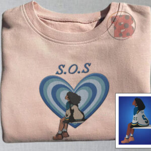 SZA SOS Tour 2023 Embroidered Sweatshirt