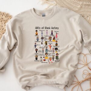 ABCs Of Black American History Month Hoodie Sweatshirt