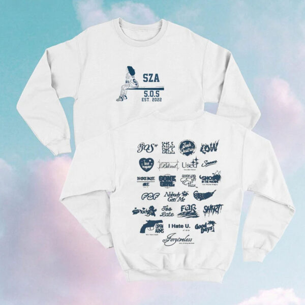 Full Album SZA SOS 2 Sided Sweatshirt