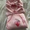 Kirby Heart Embroidered Sweatshirt