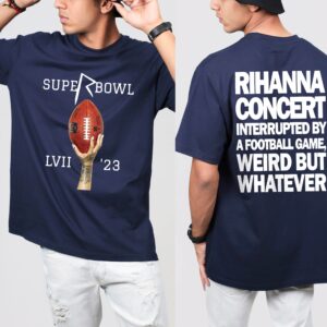 Rihana Supper Bowl Halftime 2023 American Football Shirt