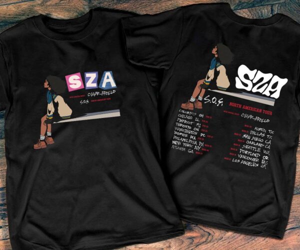 SZA SOS North America Tour New Album Tshirt