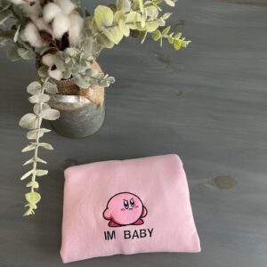 Im Baby Kirby Embroidered Sweatshirt