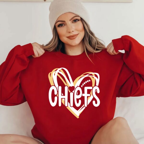 Kansas City Chiefs in My Heart Football Sweatshirt