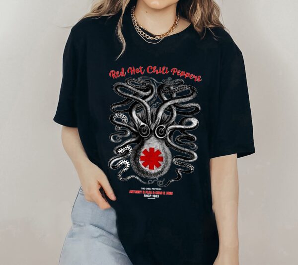 Red Hot Chili Peppers Octopus RHCP T-shirt