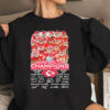 Philadelphia 2023 Super Bowl 57 Champions Signatures Sweatshirt