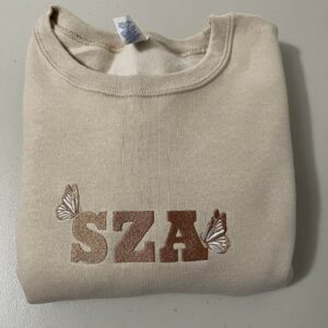 SZA Embroidered Sweatshirt Hoodie Tee