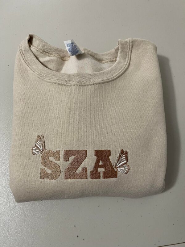 SZA Embroidered Sweatshirt Hoodie Tee