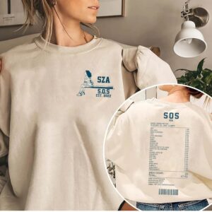 SZA SOS Album Cover T-shirt Sweatshirt Hoodie