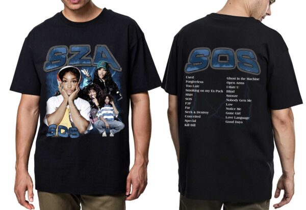 SZA SOS Full Tracklist 2023 Shirt