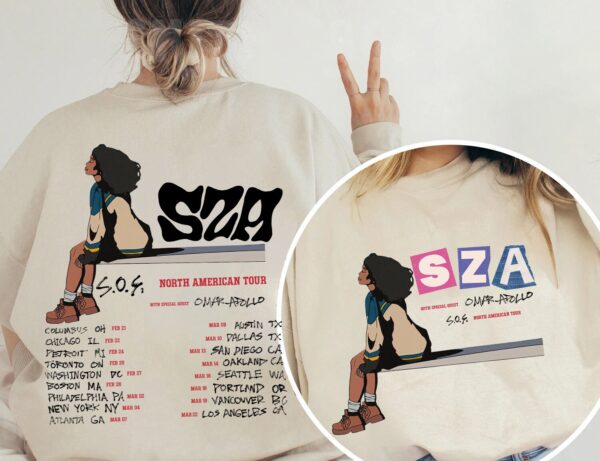 SZA SOS North America Tour New Album Sweatshirt