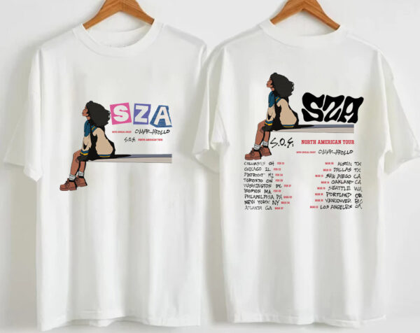 SZA SOS North America Tour New Album Tshirt