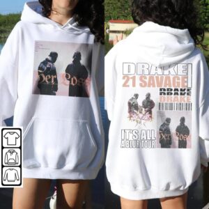 Drake It’s All A Blur & Her Loss 21 Savage Vintage Hoodie