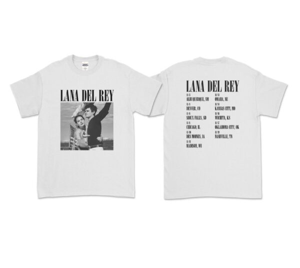 Lana Del Rey Norman Rockwell Tour T-shirt