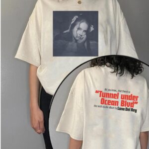 Lana Del Rey Tunnel Under Ocean Blvd 2 Sides T-shirt