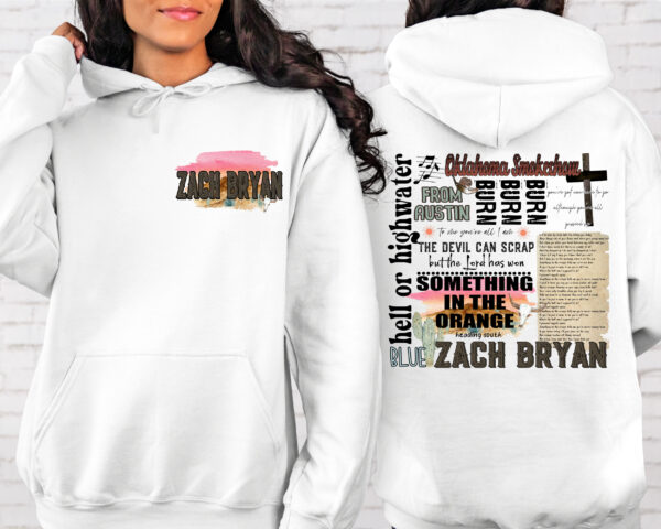 American Heartbreak Album Cover Zach Bryan Hoodie