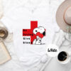 Red Cross Snoopy Be Cool Give Blood Sweatshirt