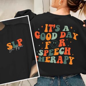 Custom Name SLP Speech Pathologist Sweatshirt