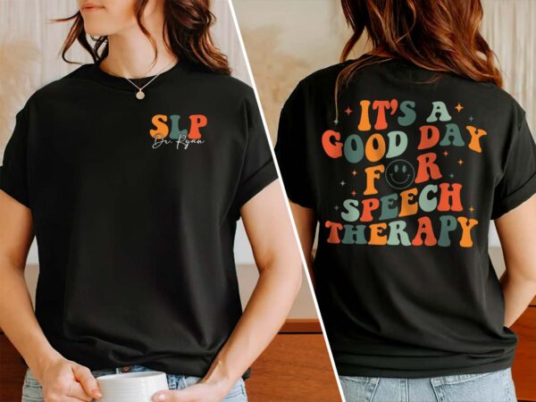 Custom Name SLP Speech Pathologist T-shirt