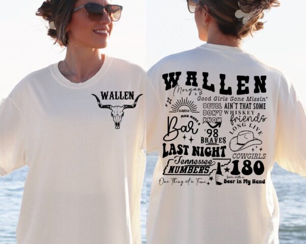 Retro Wallen Bull Skull Cowboy Shirt