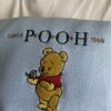 Cute Winnie The Pooh Est Embroidered Sweatshirt