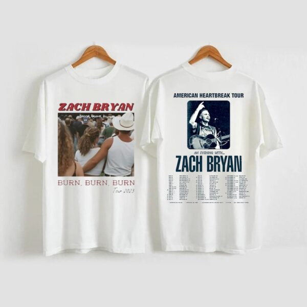 American Heartbreak Tour Zach Bryan Shirt