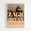 Zach Bryan American Heartbreak Tour Wall Art Poster