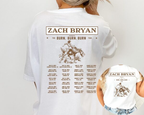 Zach Bryan The Burn Tour 2023 Shirt