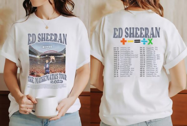 The Mathematics Tour 2023 Ed Sheeran Shirt