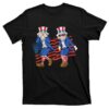 Funny 4th Of July Uncle Sam Griddy Dance T-shirt