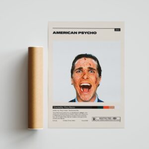 American Psycho Christian Bale Movie Poster