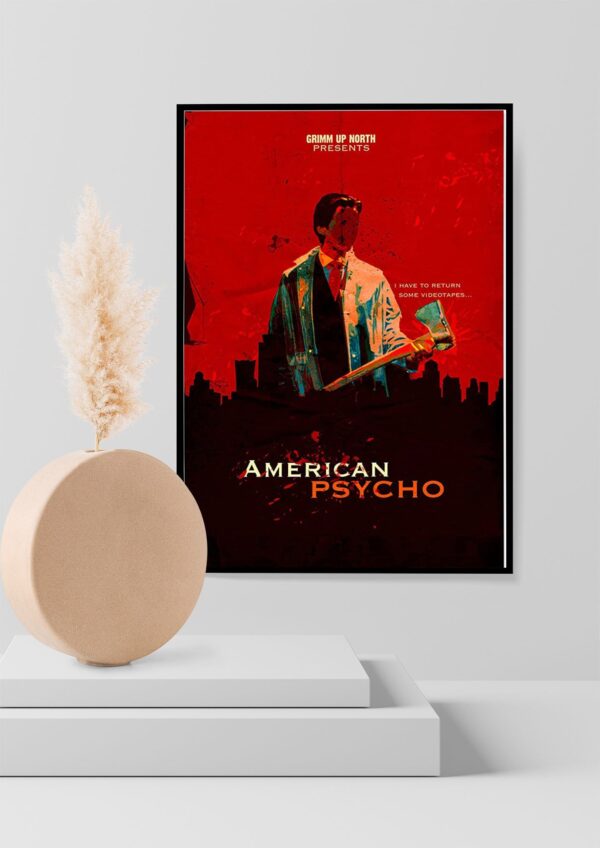 American Psycho I Have To Return Some Videotapes Poster