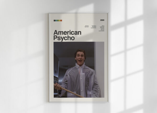 American Psycho Movie Poster Wall Art Decor