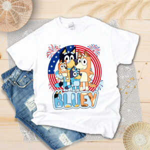 Bluey 4th Of July Matching Family Shirt